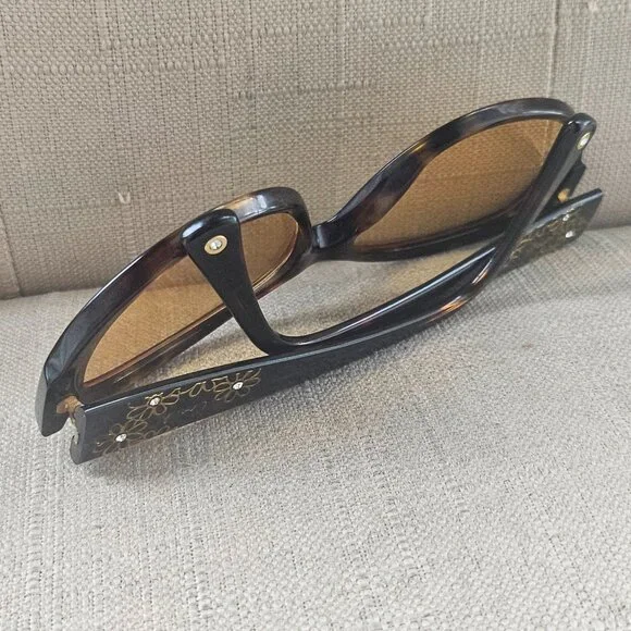 Coach Women Sunglasses Yellow Tone Lenses HC8010 PAYTON Dark Tortoise Eye Wear Coach Women Sunglasses Yellow Tone Lenses HC8010 PAYTON Dark  main image 2